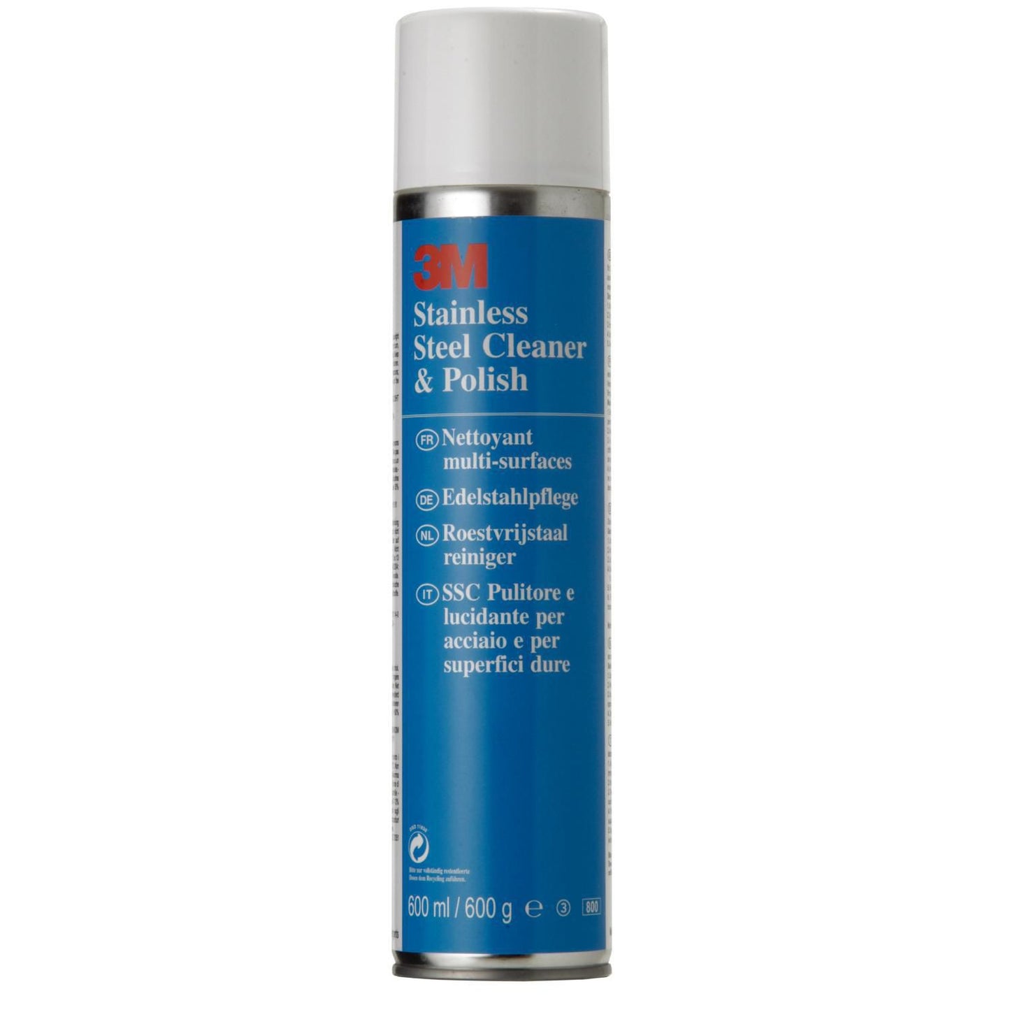Pudsemiddel 3M Metalpolish 600ml til rengøring og pleje af rustfrit stål,600 ml/ds