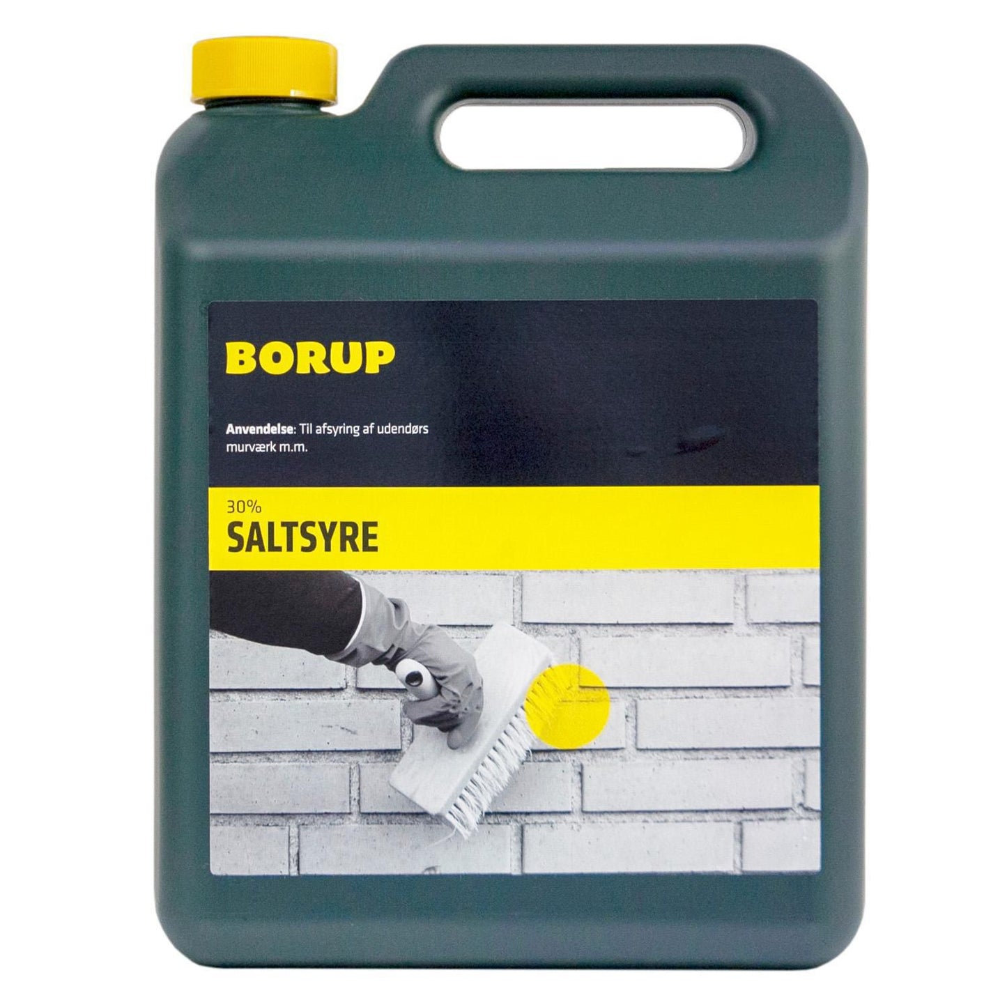 Saltsyre Borup 30% 5ltr til afsyring/kalkfjerning/pH-justering,5 ltr/dnk