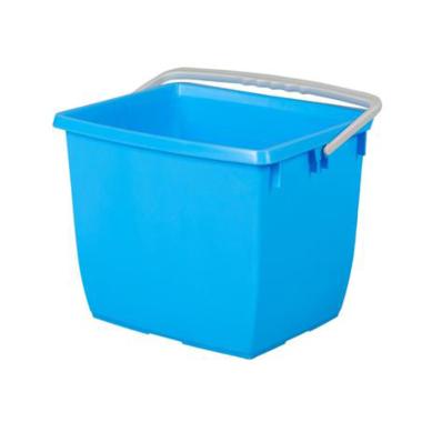 Spand 13 ltr Firkantet Blå,stk