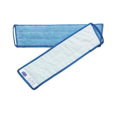 Moppe Velcro Mikro Vision Mop 40cm Microfiber Svanemærket Blå Tør/Våd,1 stk