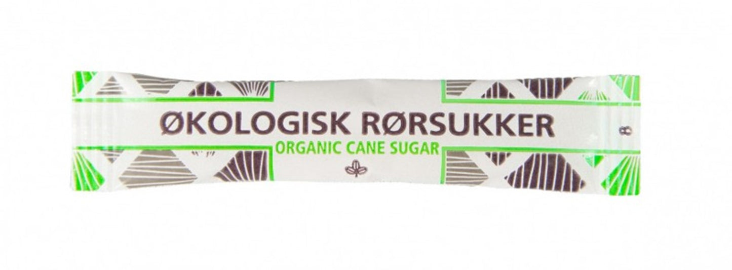 Rørsukker stick 3g Økologisk Fairtrade (DK-ØKO-100),1000 stk/krt