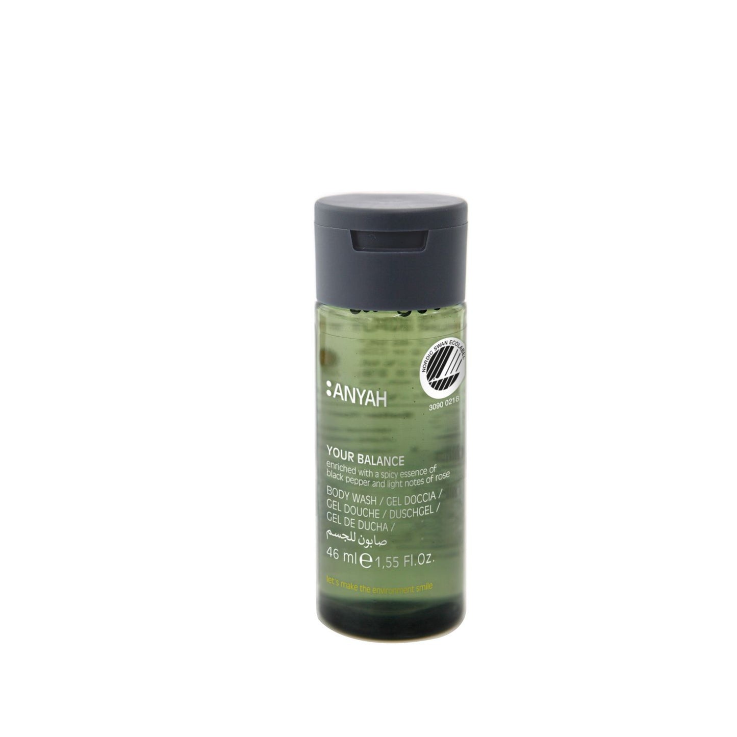 Kropssæbe Anyah Your Balance 46ml Svanemærket,46 ml x 216 stk/krt