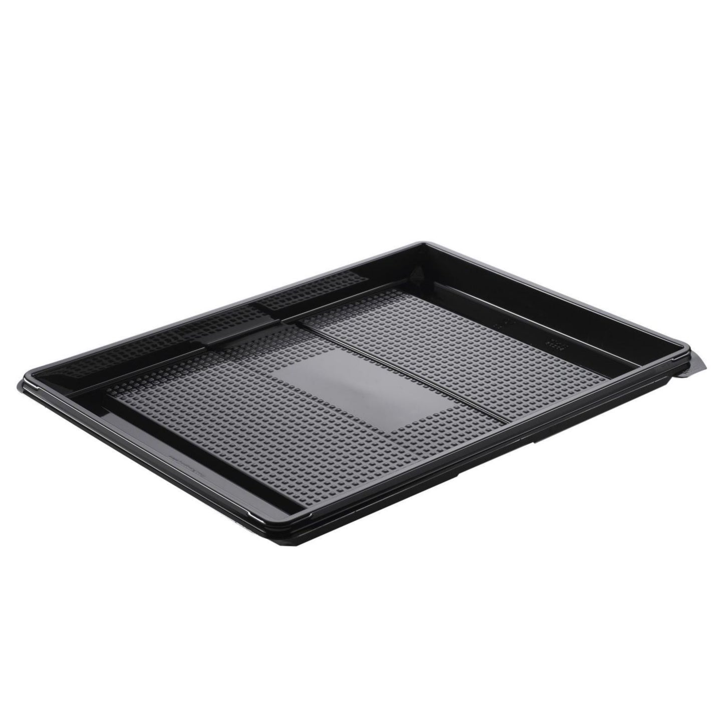 Bakke Zen Tapas 1-rum Rektangulær 1134ml L320xB250xH20mm RPET Sort,2 ps x 60 stk/krt