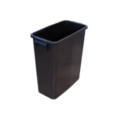 Beholder 60ltr L56xB28xH59cm plast sort ikke fødevaregodkendt,1 stk