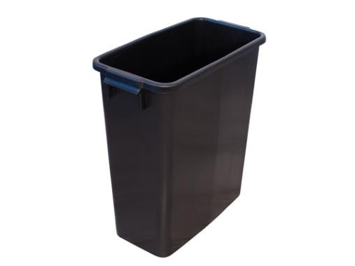 Affaldsbeholder 60 ltr ikke fødevaregodkendt plast sort,1 stk