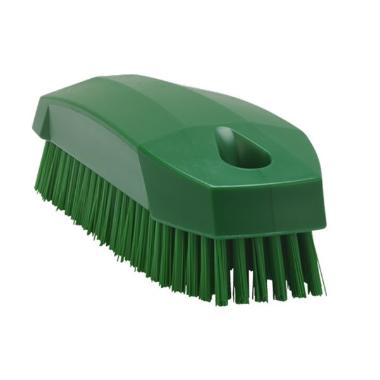 Neglebørste/Håndbørste Vikan stiv L130xB50xH40mm uden greb grøn,1 stk