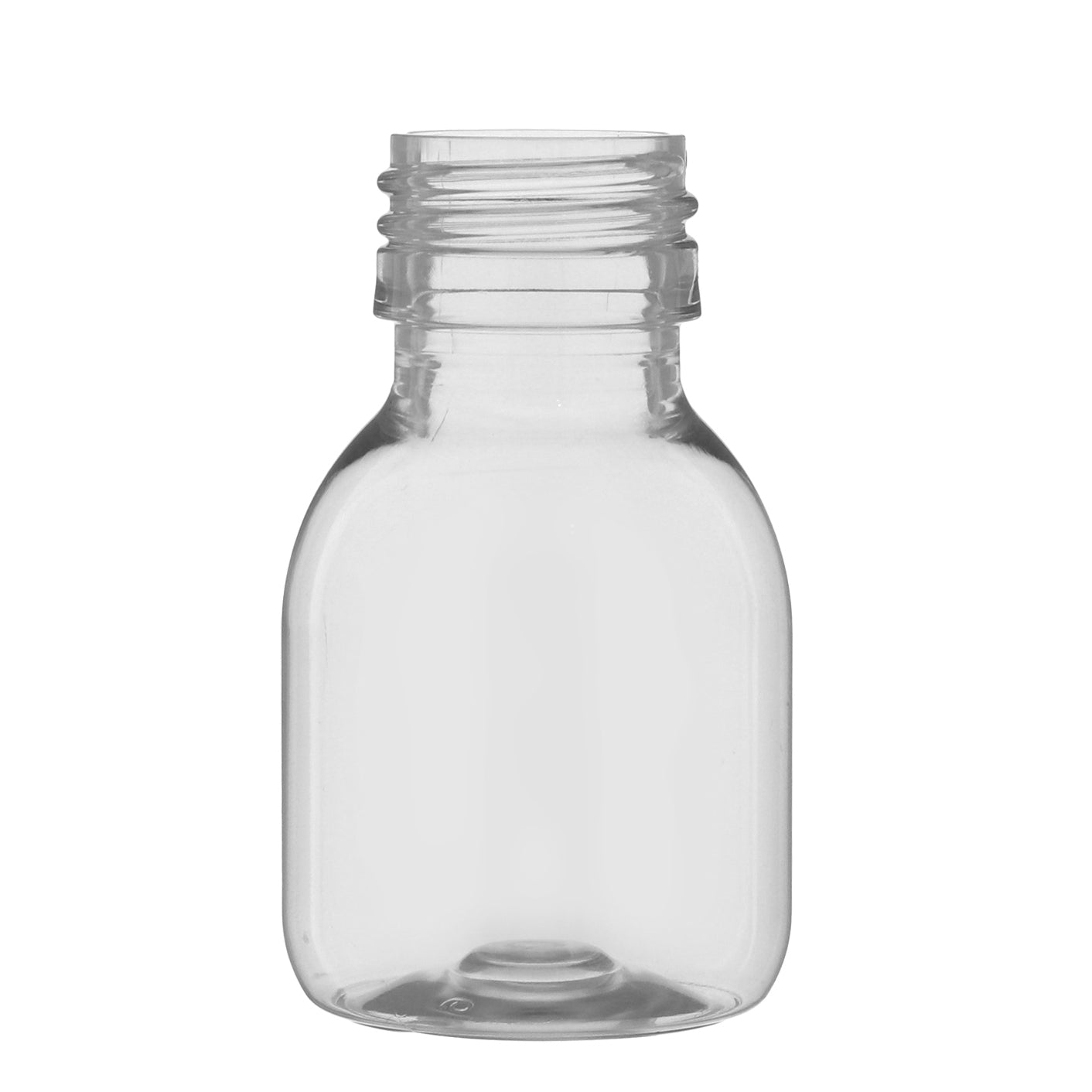 Flaske Pharma Sirop 60ml Ø43xH74mm 30% RPET,640 stk/krt