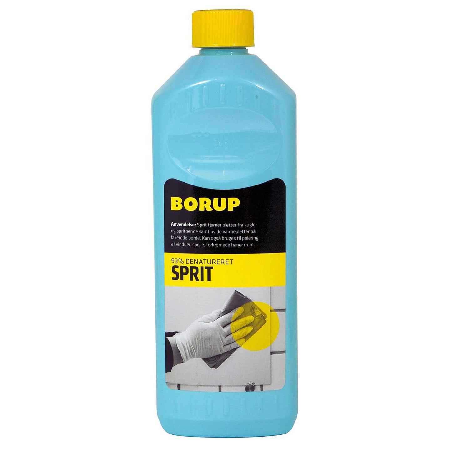 Husholdningssprit Borup Denatureret ethanol 93% 500ml Baseret på bioethanol,500 ml/fl