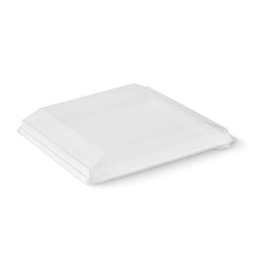 Plastlåg Zen Tapas Rektangulær L25xB25xH3.2cm RPET Klar,2 pk x 60 stk/krt