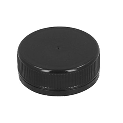 Låg Rund Ø38mm HDPE Sort,250 stk/pk