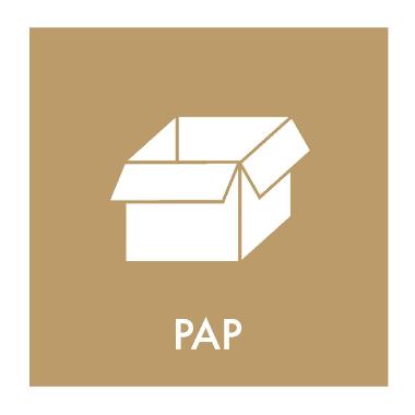 Piktogram L120xB120mm Pap,1 stk