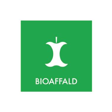 Piktogram L120xB120mm Bioaffald,1 stk