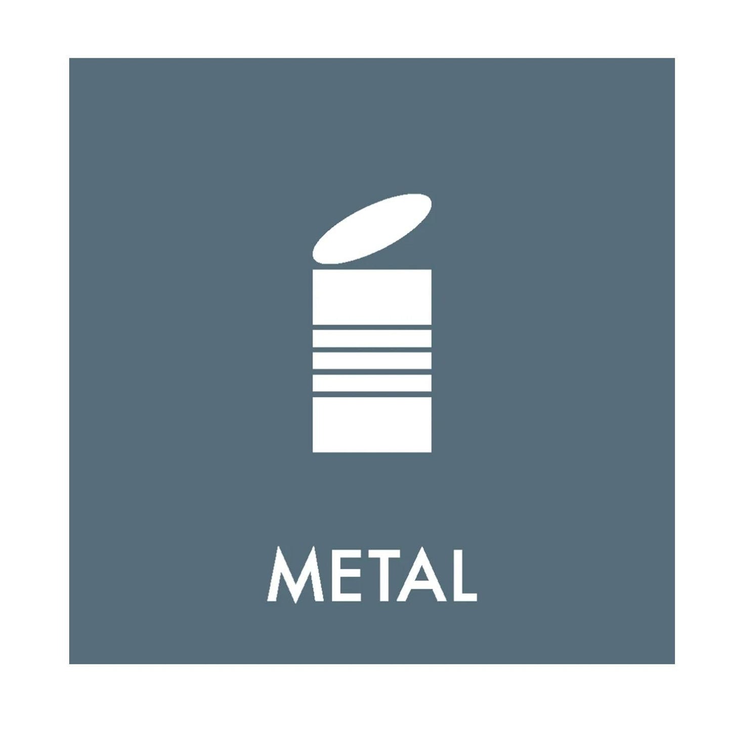 Piktogram L120xB120mm Metal,1 stk