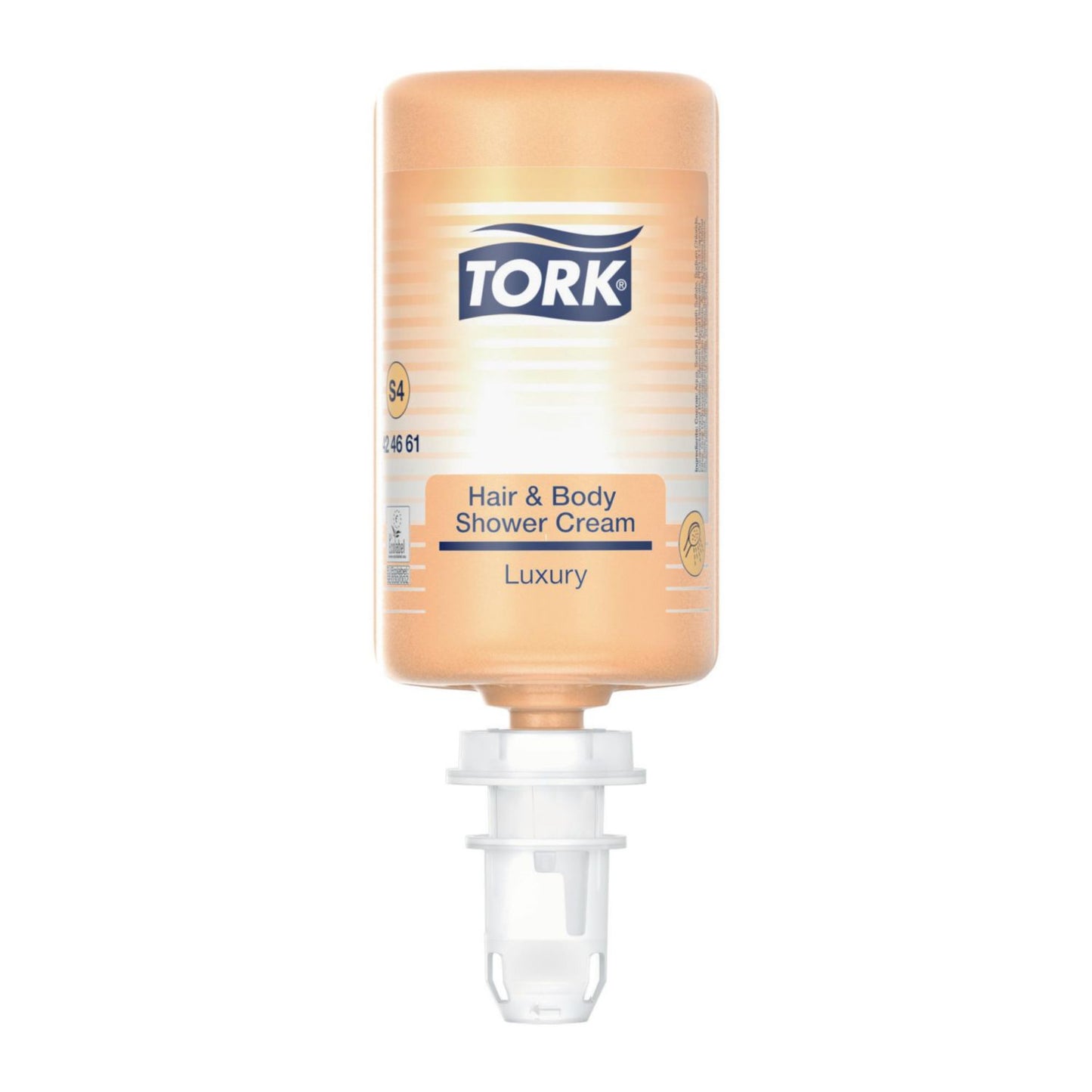 Badesæbe Flydende Tork Luksus Hair & Body 1000ml Ecolabel m Parfume til S4 disp,6 fl x 1 ltr/krt