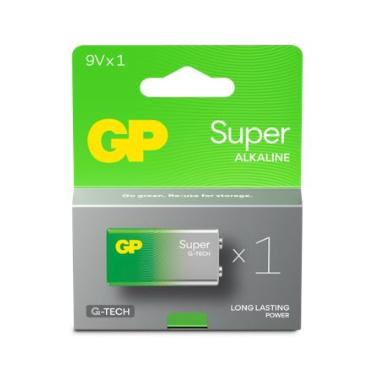Batteri GP Super Alkaline 9V 1-pak,1 stk
