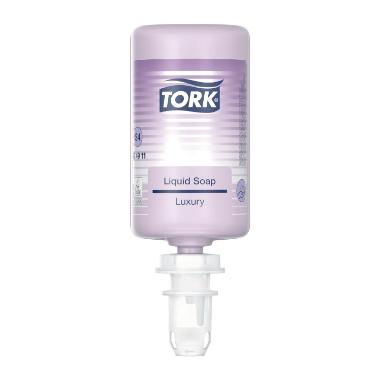 Sæbe Tork Flydende S4 Luksus 1ltr Lilla,1ltr x 6 fl/krt
