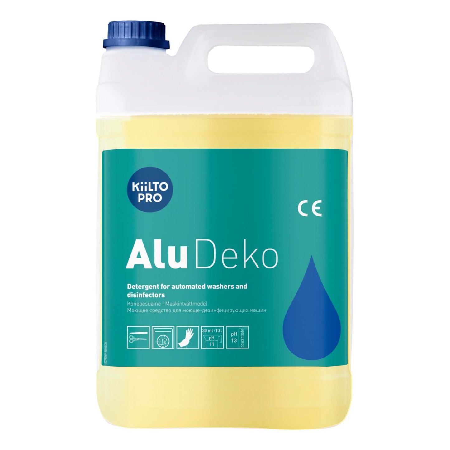 Bækkenskyl Alkalisk Kiilto Pro Alu Deko 5ltr til instrumentvasker,5 ltr/dnk