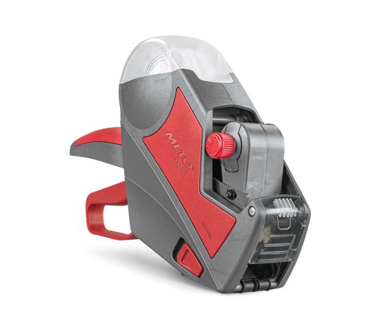 Prispistol L25xB5xH20cm Grå/Rød,1 stk/pk