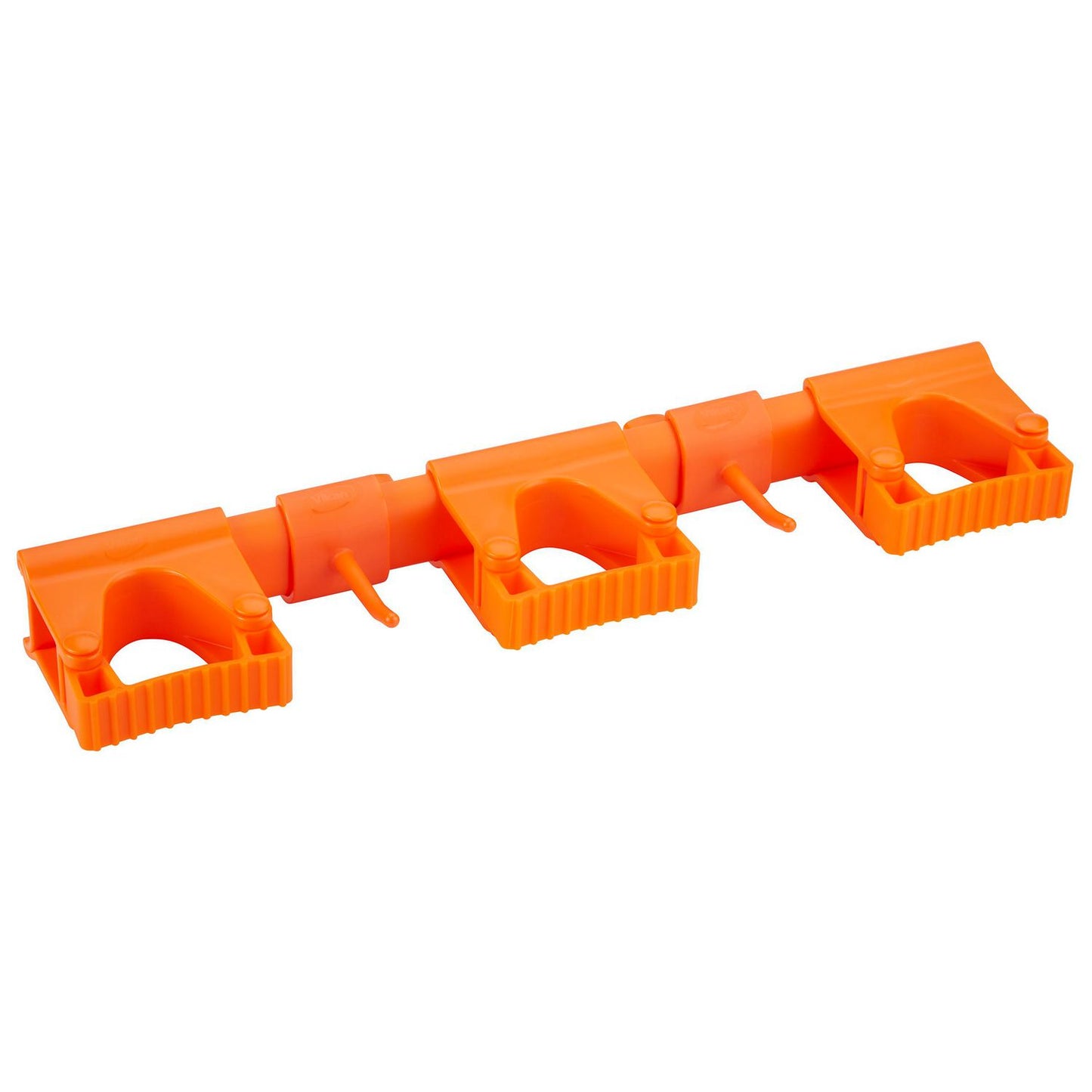 Vægophængssystem Vikan komplet fleksibelt og hygiejnisk L420xB87xH48mm PP orange,1 stk