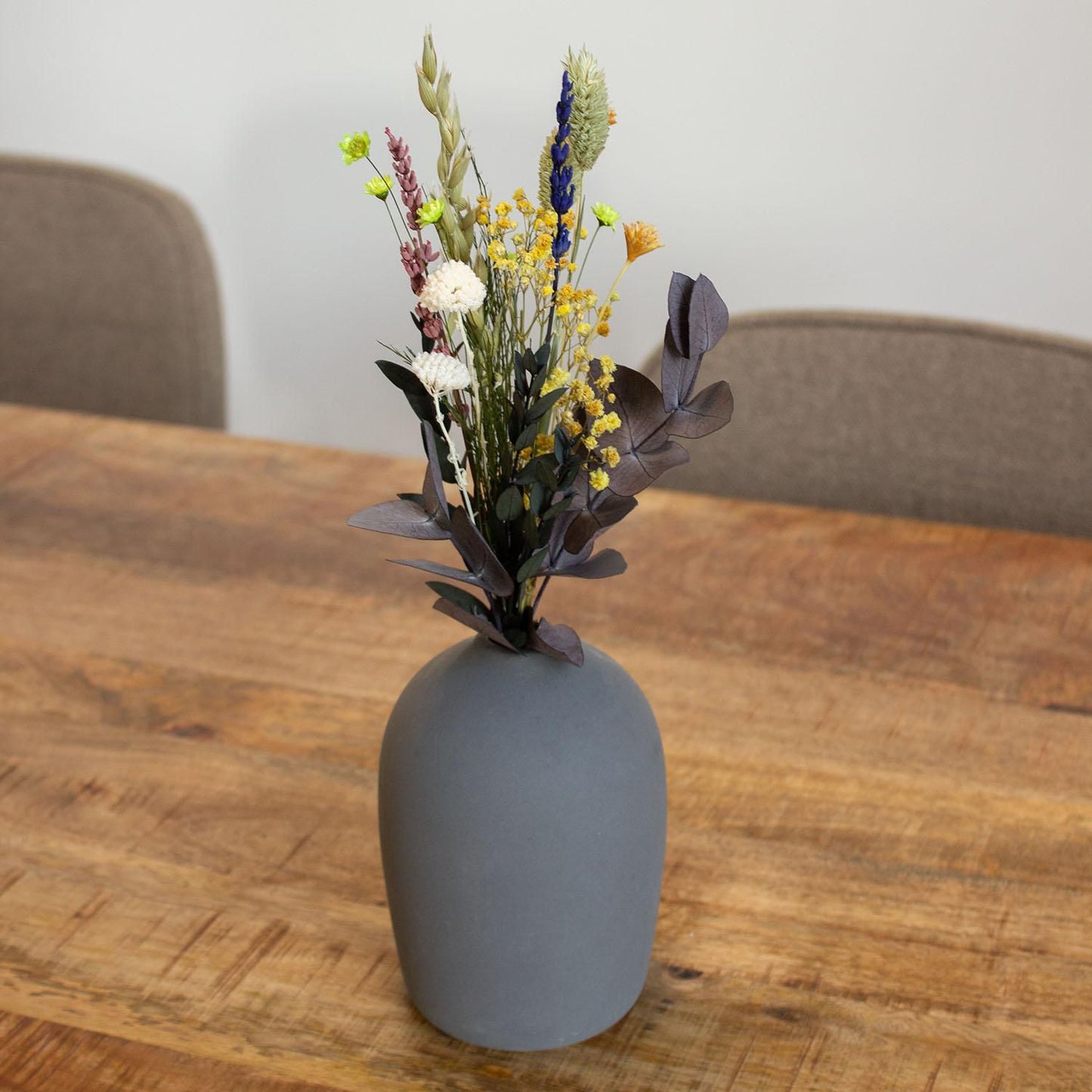 Blomsterbuket Lille Blomsterleg Ø10xH25cm Langtidsholdbar Gule/Lyse Nuancer,6 stk/krt