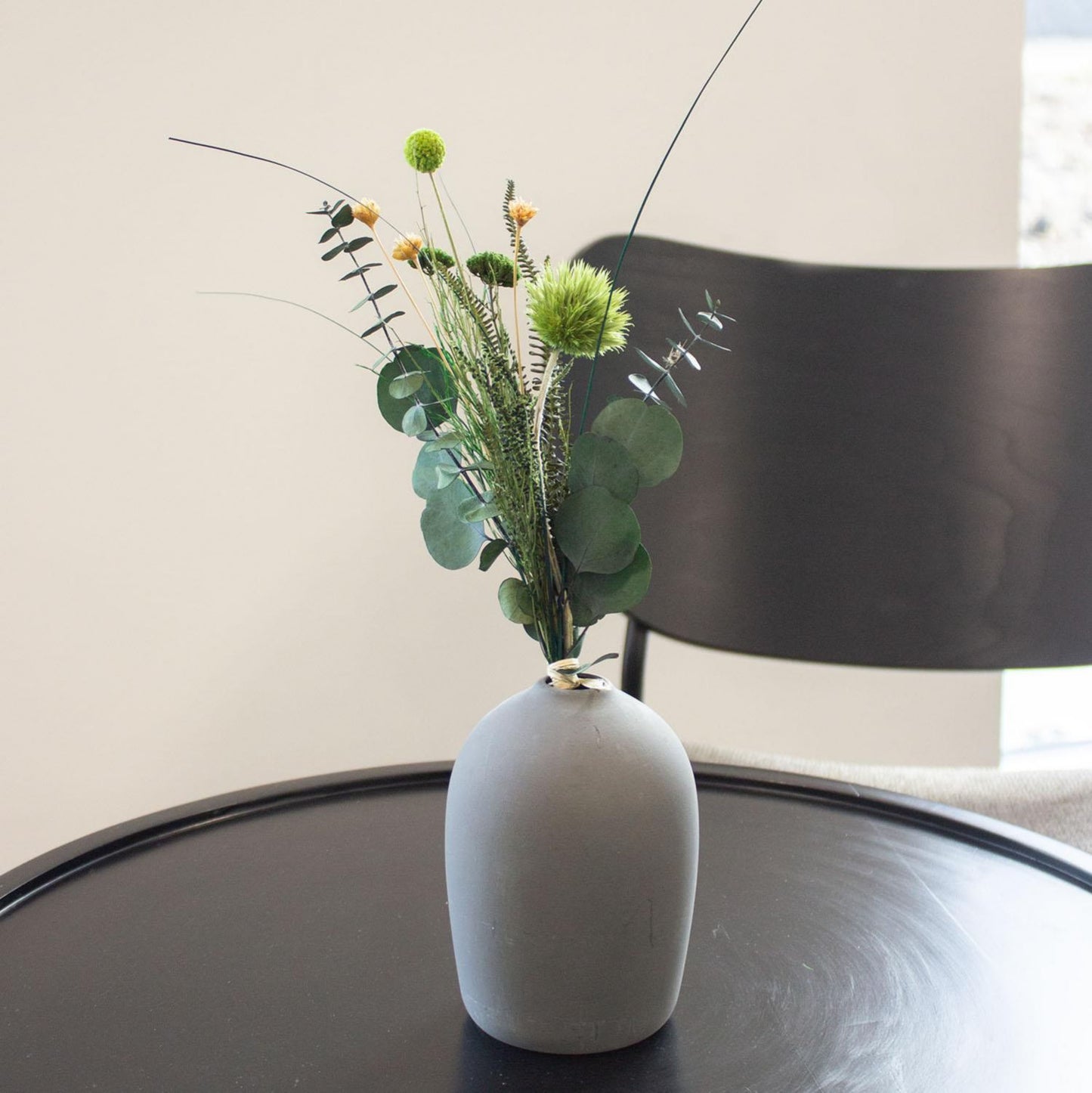 Blomsterbuket Lille Green Hope Ø10xH25cm Langtidsholdbar Grønne Nuancer,6 stk/krt