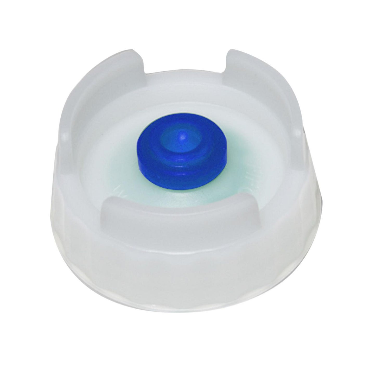 Låg Til FIFO Plastflaske Ø5xH2.5cm Hvid/Blå,1 stk
