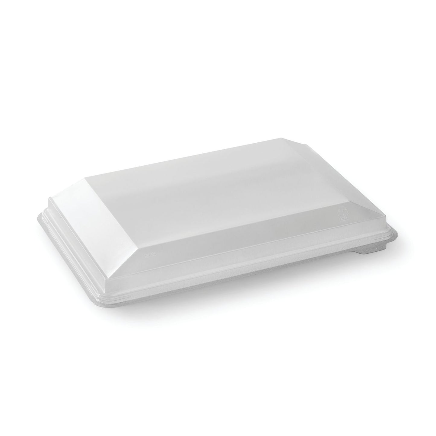 Plastlåg Zen Tapas Rektangulær L250xB166xH32mm RPET Klar,60 stk x 1 stk/ps