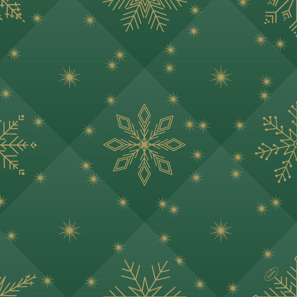 Serviet Bio Dunisoft 40x40cm Rhombus Green,60 stk/pk