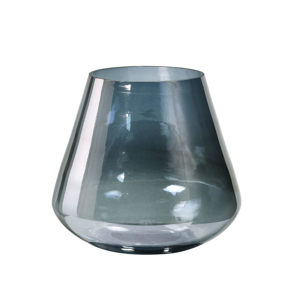 Lysestage Etna Ø16.5xH14.5 Smokey Glass,4 stk/krt