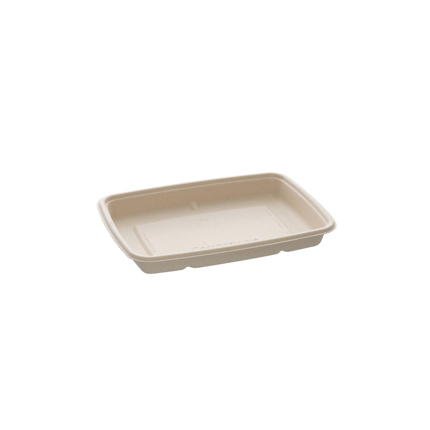 Bakke 600ml L229xB165xH29mm Bagasse Natur,75 stk/ps