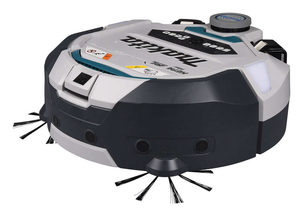 Støvsuger Makita robot LXT 2x18V 3ltr 9.3kg med Mapping/Timer uden Lader/Batteri,1 stk