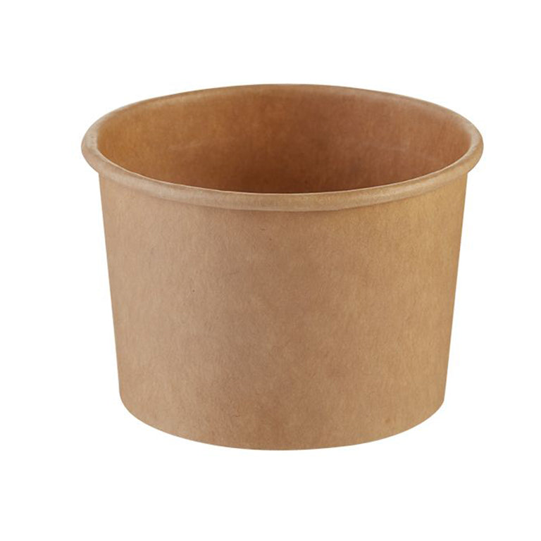 Isbæger 120/140ml 3oz Ø74x49mm Pap Brun,50 stk x 1 stk/ps