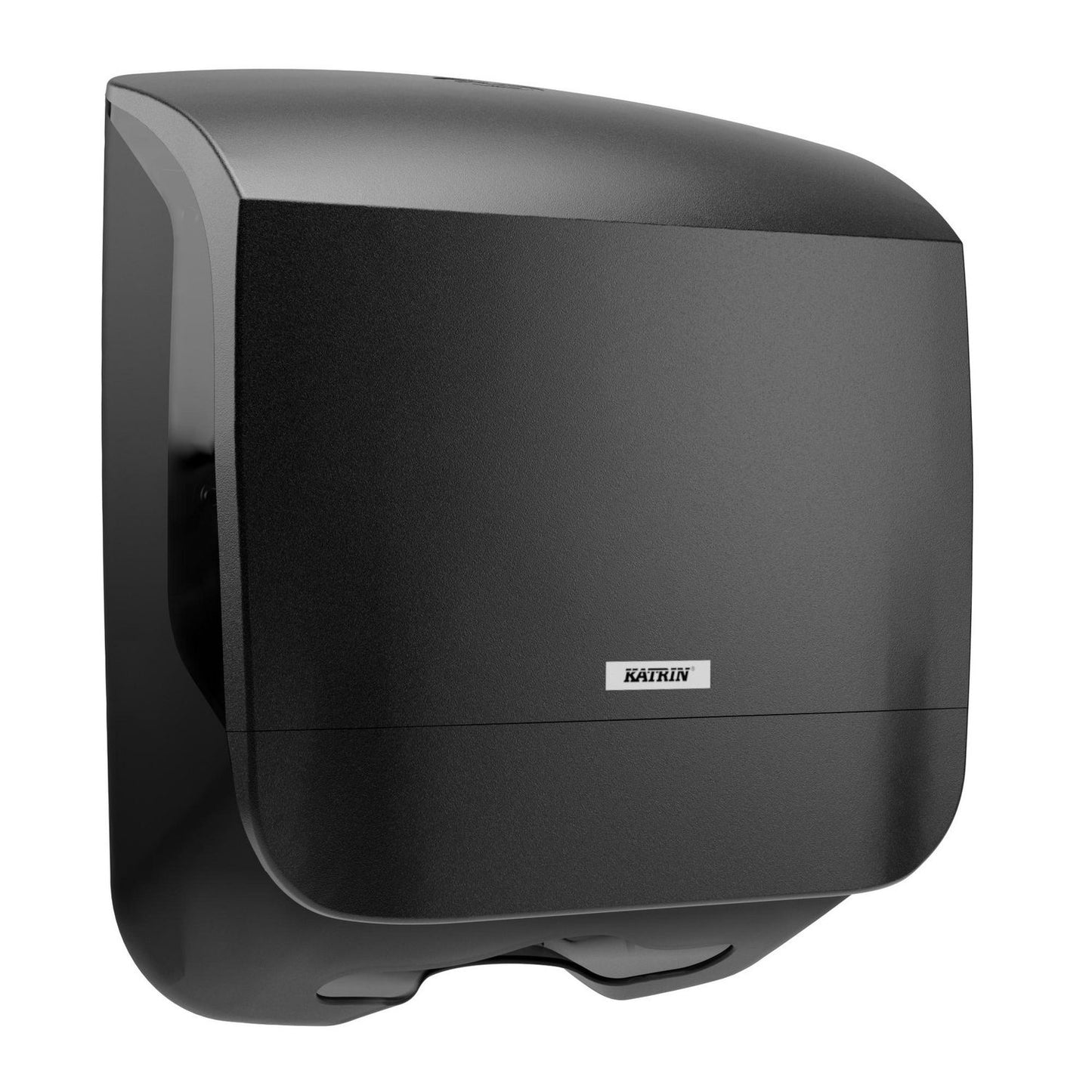 Dispenser Katrin Håndklædeark S L13.5xB30xH32.9cm Plast Sort,1 stk/krt