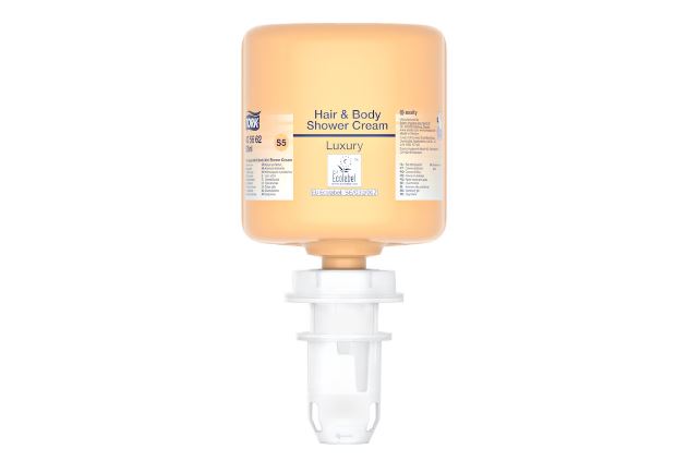 Badesæbe Flydende Tork Luksus Hair & Body 525ml Ecolabel m Parfume til Mini S5,8 fl x 525 ml/krt
