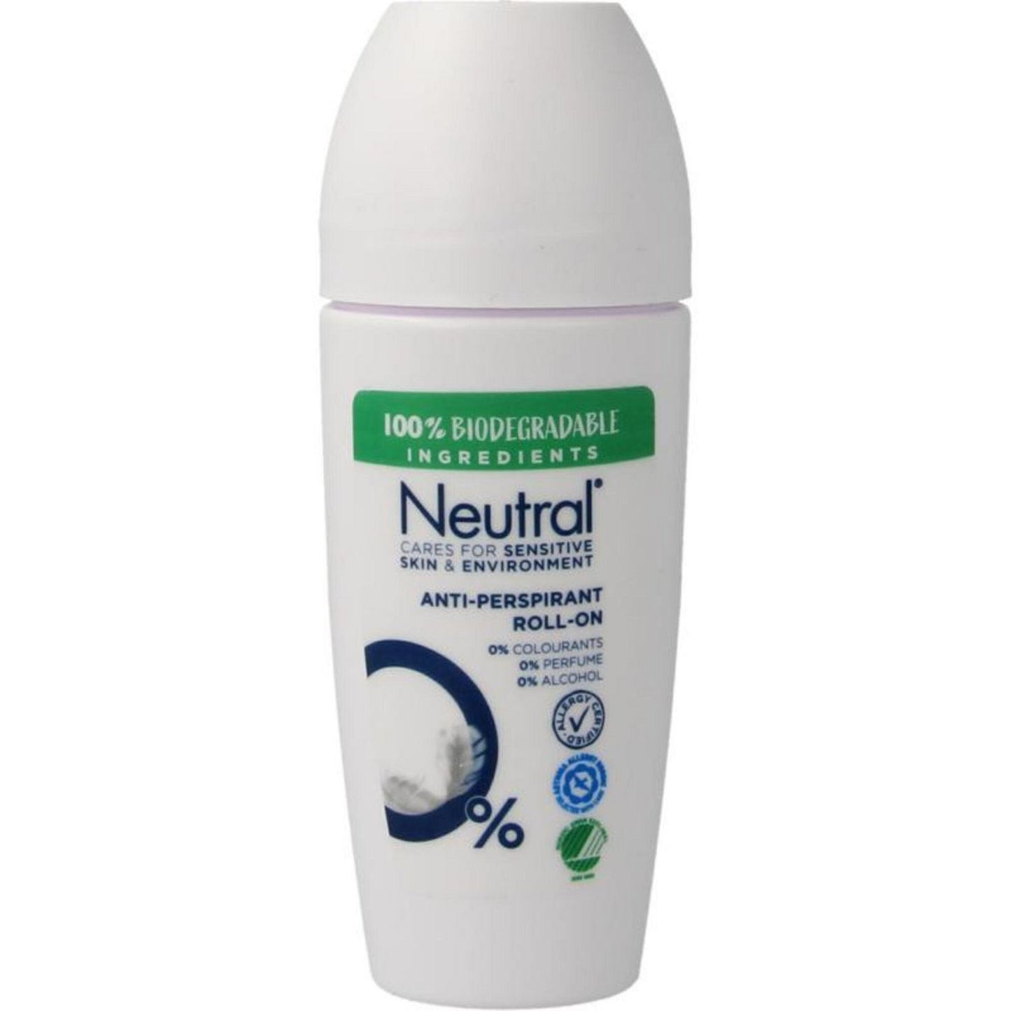 Deodorant Roll-on Neutral AP 50ml Svanemærket/Allergimærket uden Parfume/Alkohol,50 ml/stk