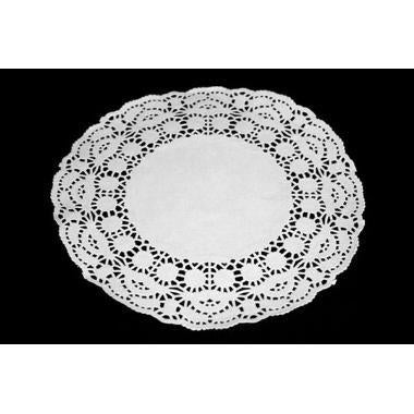 Kagepapir Udstanset Rund Ø19cm Hvid,500 stk/pk