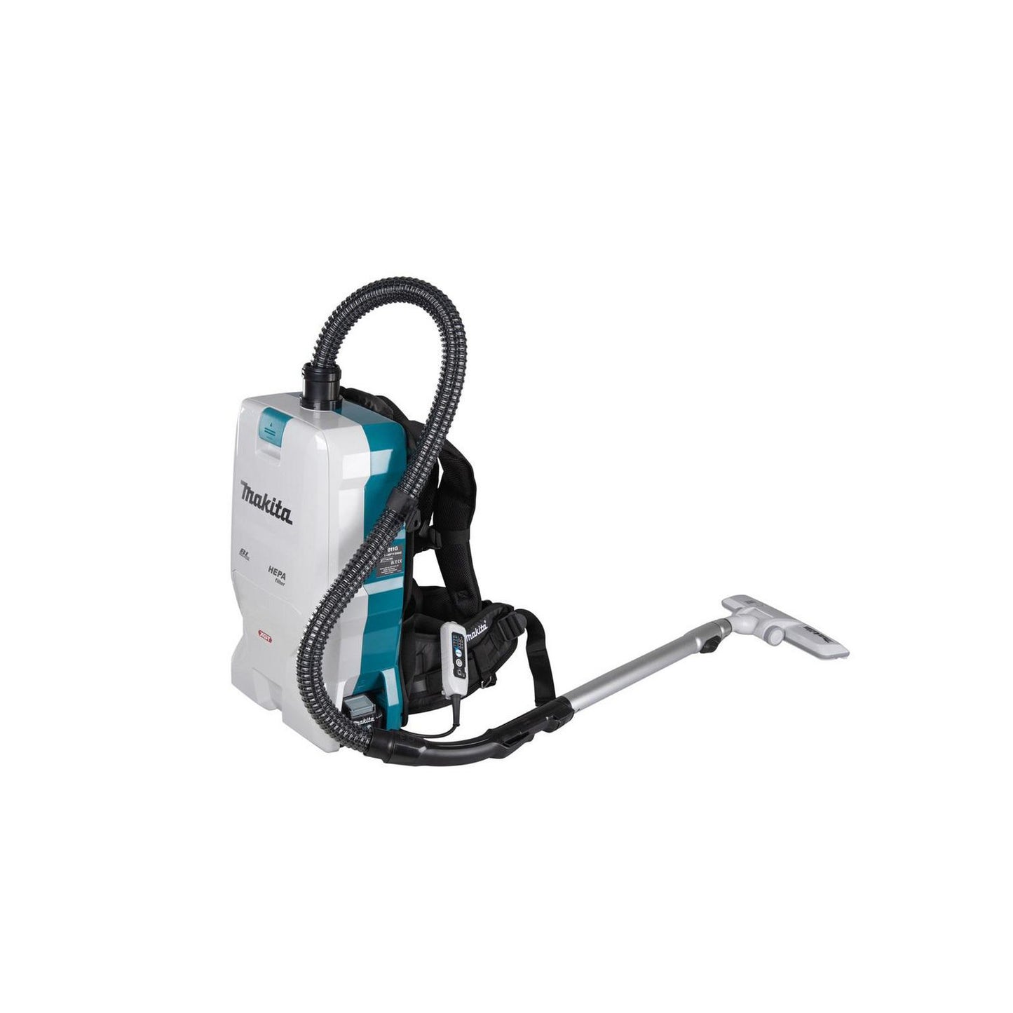Støvsuger Rygstøvsuger Makita XGT 40Vmax 6ltr 9,3kg uden Lader/Batteri Grå,1 stk