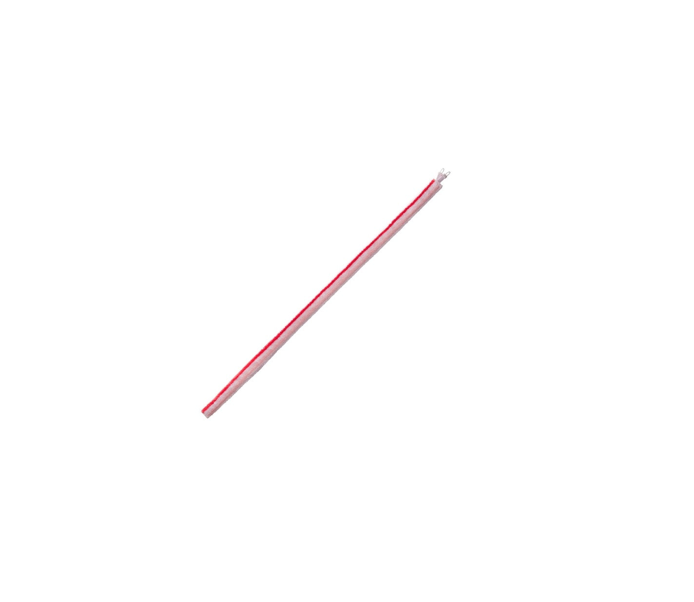 Afstøver Betræk 95cm Microfiber Hvid/Rød til radiatorafstøver,1 stk