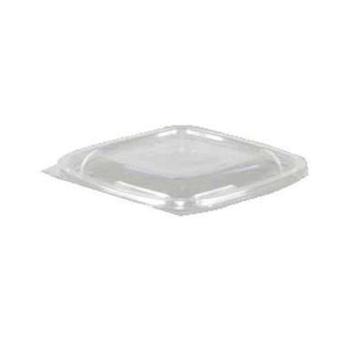 Plastlåg Kvadrat L127xB127xH14mm PET Klar,50 stk/ps