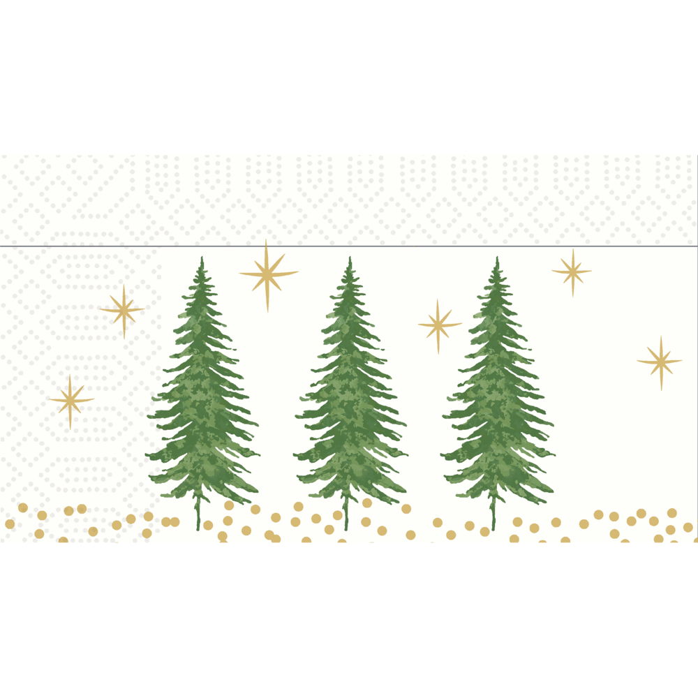 Serviet Duni 33 x 33cm 2-lag Humble Trees Brun,300 stk/pk
