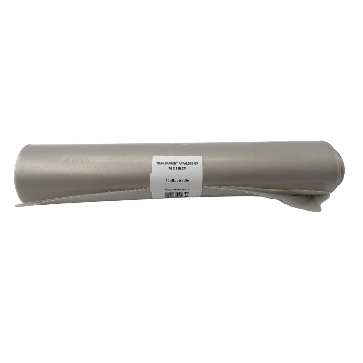 Sæk 100ltr B700xL1100mm 70my Strong Transparent,10 rl x 10 stk/krt