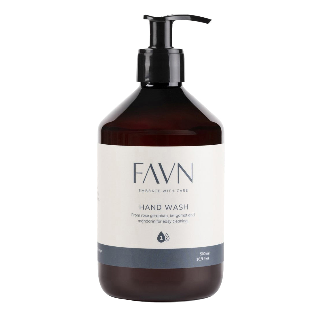 Håndsæbe Flydende FAVN Hand Wash Green Harmony 500ml med Parfume/Pumpe,12 stk x 500 ml/krt