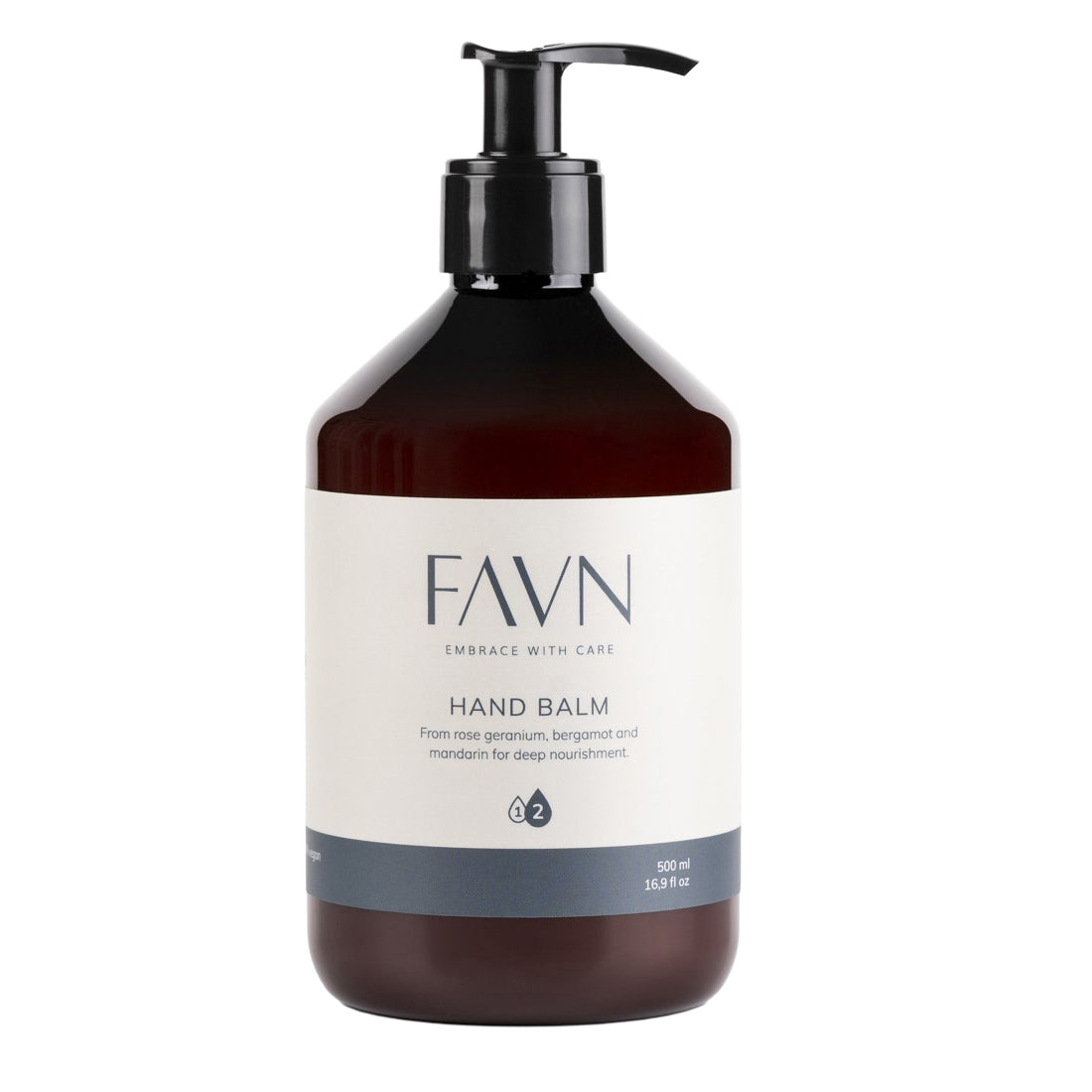 Hudcreme FAVN Hand Balm Green Harmony 500ml med Parfume/Pumpe,12 fl x 500 ml/krt