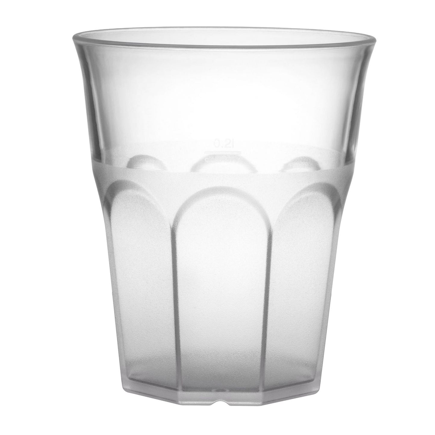 Vandglas glassFORever Granity light frosted 32cl Ø8.7xH103cm PETG Klar,96 stk/krt