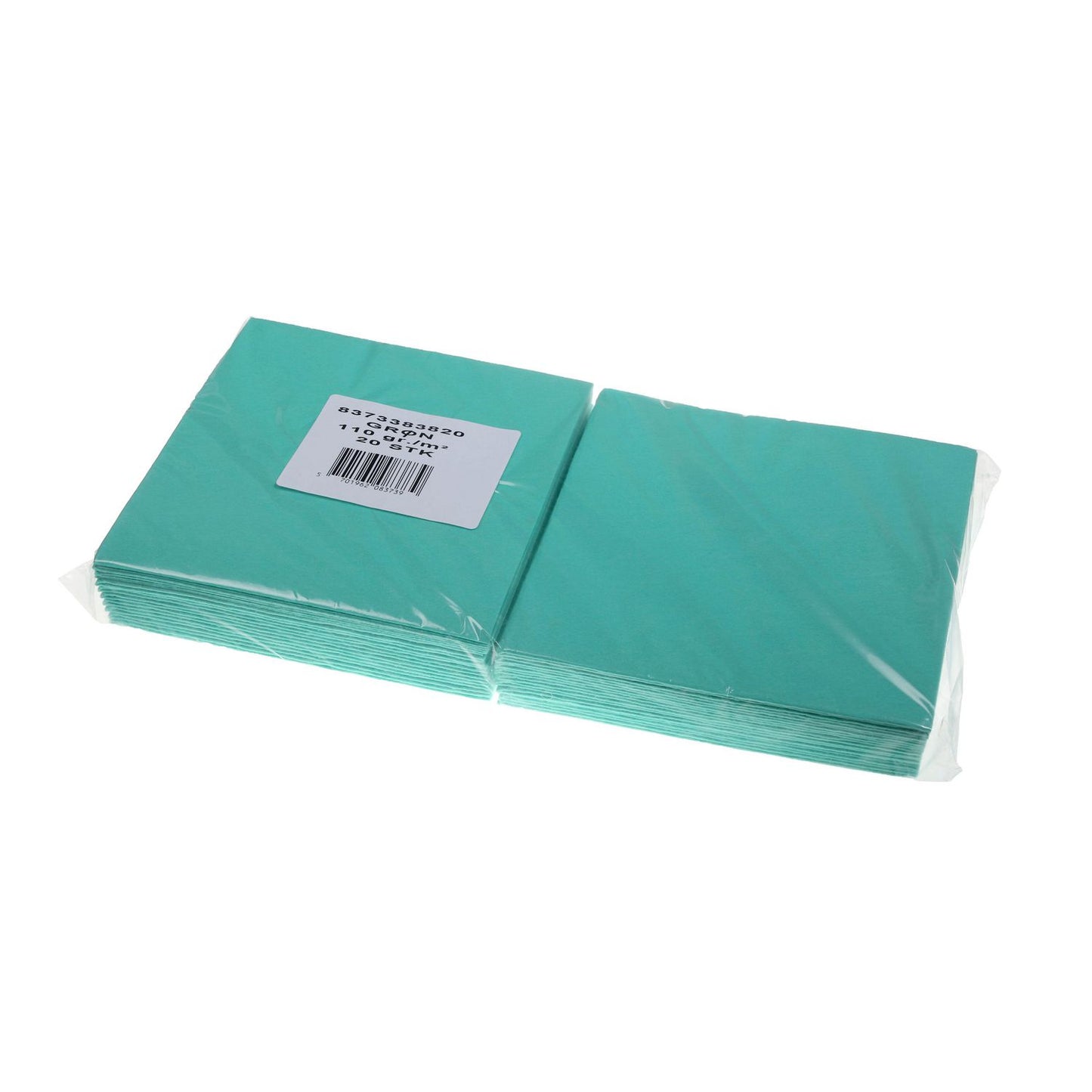 Universalklud 38x38cm 110g Öko-tex Grøn,20 stk/pk