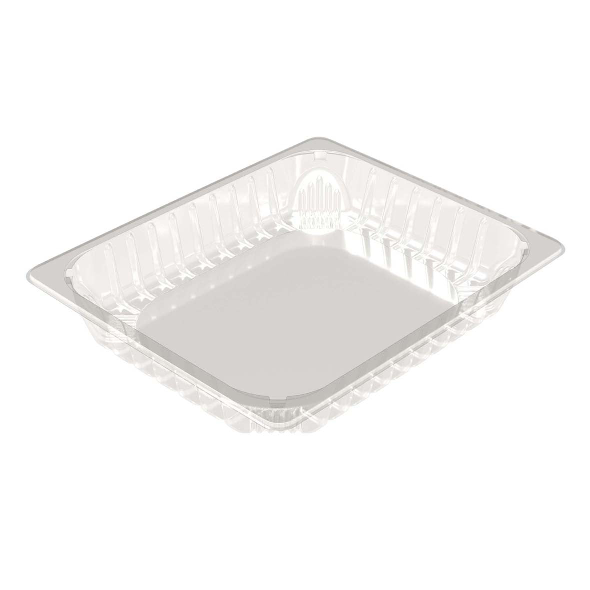 Bakke 1-Rum K 2327-50H 3060ml L325xB265xH50mm APET Klar,108 stk/krt