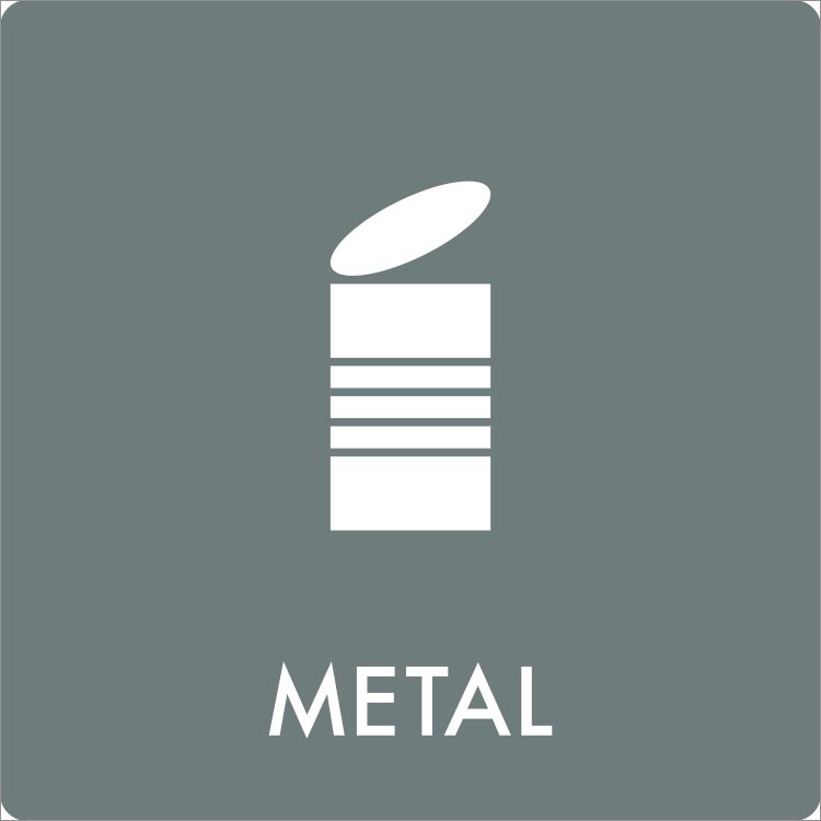 Piktogram Metal 180x180mm,stk