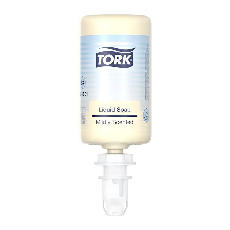Sæbe flydende Tork Mild duft 1ltr,6 stk/krt