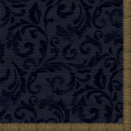 Serviet Dunilin 40 x 40cm Airlaid Rich Damast Black,45 stk/pk