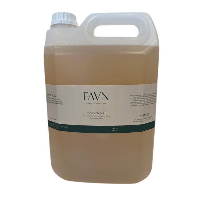 Håndsæbe Flydende FAVN Hand Wash Jasmint 5ltr med Parfume Refill,5 ltr/dnk